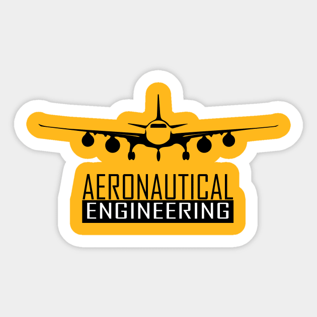 aeronautical engineering, airplane engineer Sticker by PrisDesign99